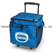 Promotional Custom Printed Collapsible 48-Can Insulated Trolley Cooler